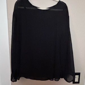 Ava & Vic black blouse